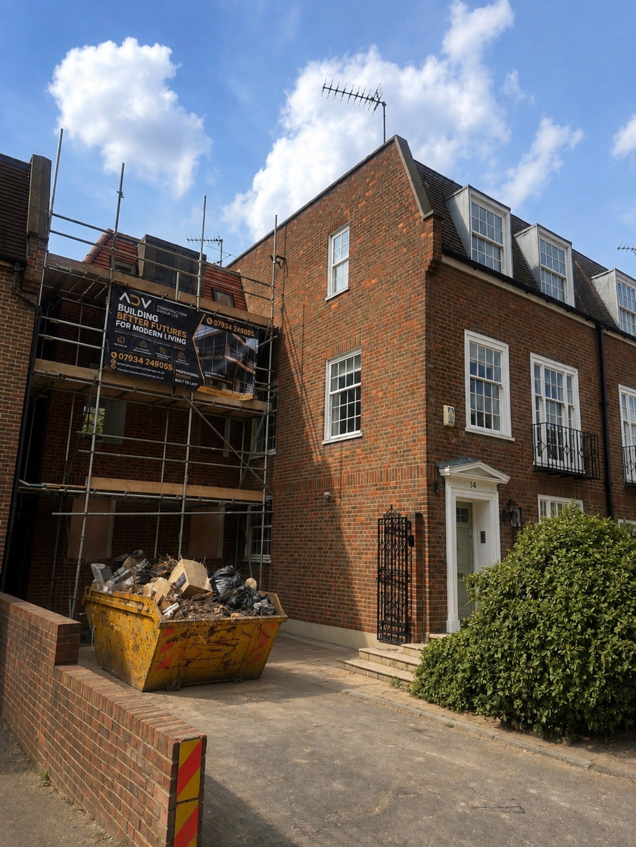 ADV Construction Group live London construction project